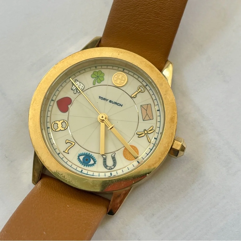 Tory Burch Gigi Charm-Inspired Dial Watch